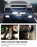 BIFTU All The Lights On Module for GM, 6 High Mod Fog lights Low High Beams Illuminate Simultaneously Compatible with 2007-2021 Chevy Silverado GMC Sierra 1500/2500/3500