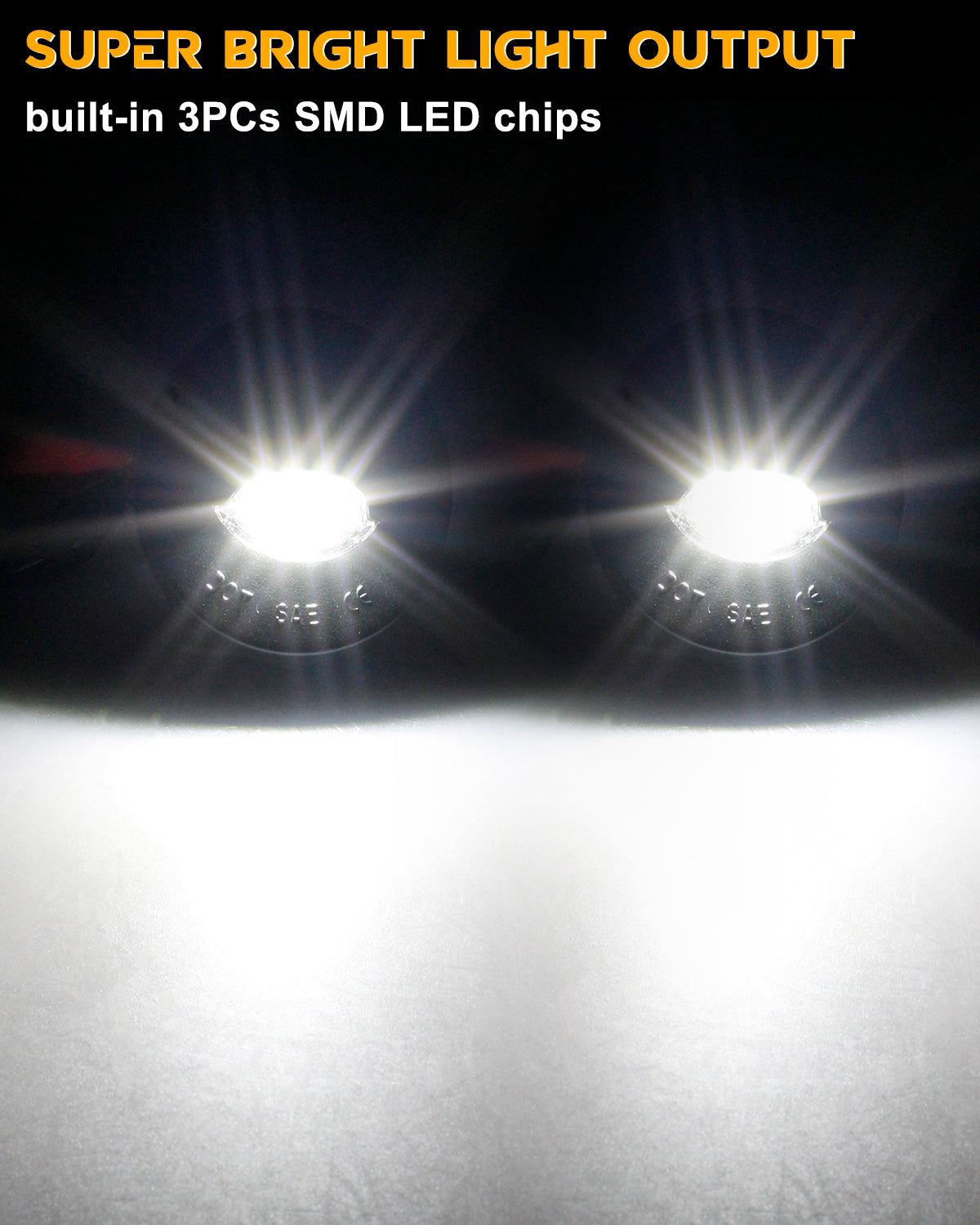 2PCS LED License Plate Light For Ford F150 F250 F350 Super Duty Ranger  Explorer