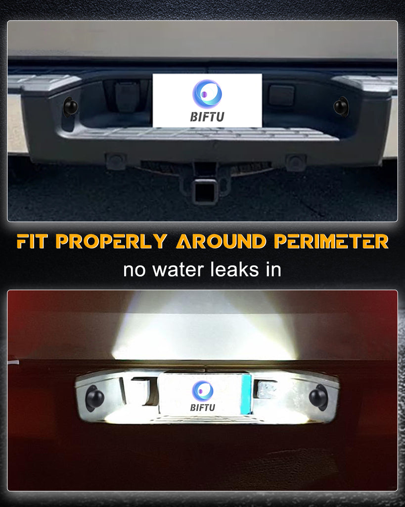 BIFTU LED License Plate Lights Tag Light with Sockets Compatible with