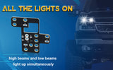 BIFTU All The Lights On Module for GM, 4 High Mod Low Beams Auto on with High Beams Compatible with 2003-2007 Chevy Silverado GMC Sierra 1500/2500/3500 Classic